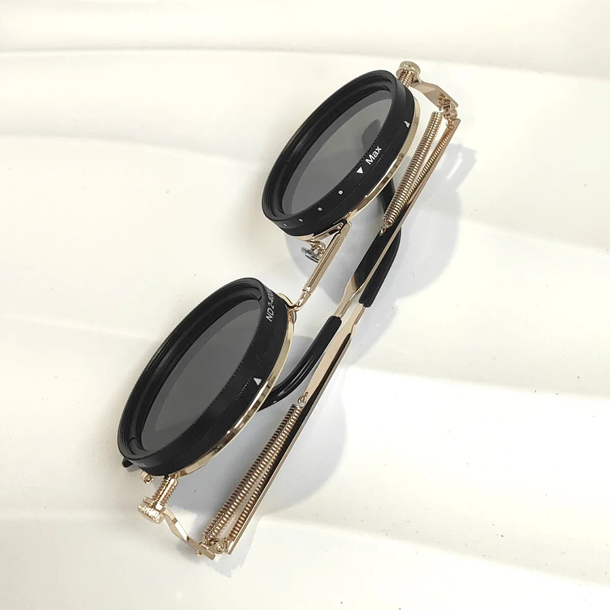 ND Sunglasses Dimmable Glasses Outdoor Personalized Retro Punk Men And Women With The Same High-definition Polarized Sunglasses