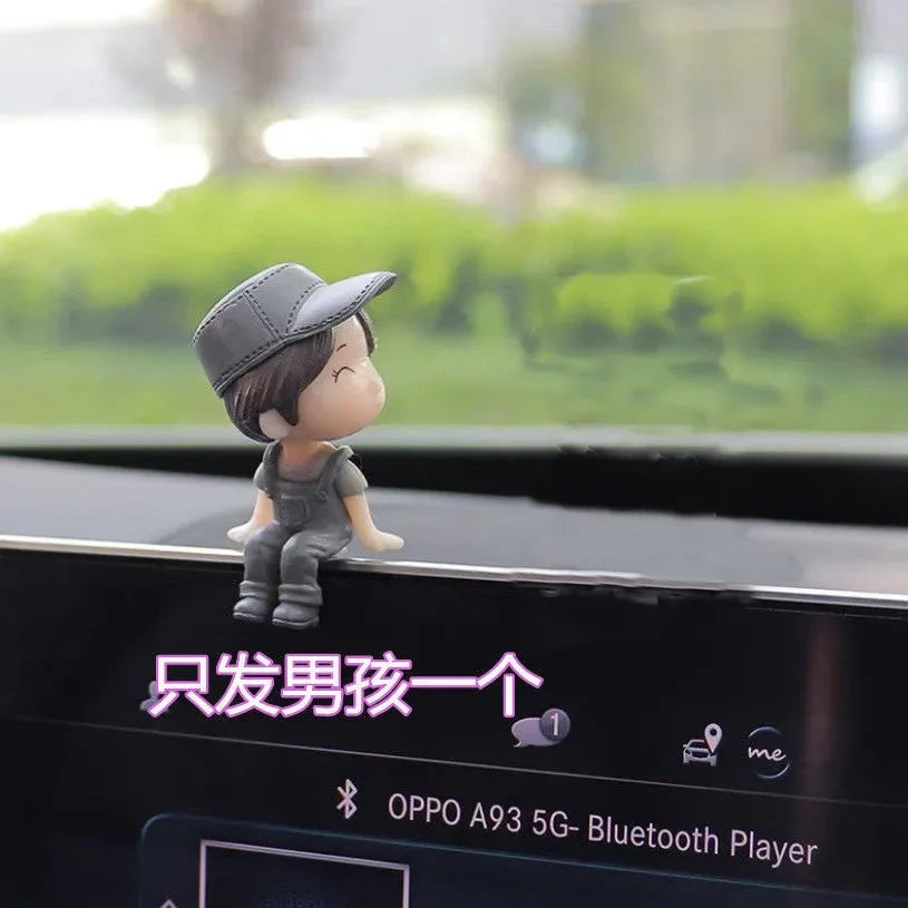 Cute Cartoon Couples Car  Dashboard Accessories Gifts