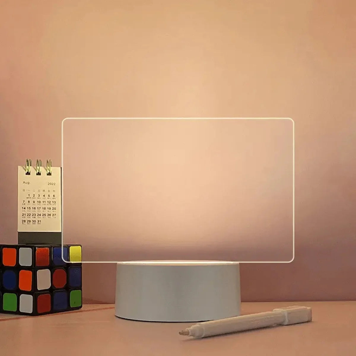 3D LED Acrylic Message Board – DIY Night Light with Marker