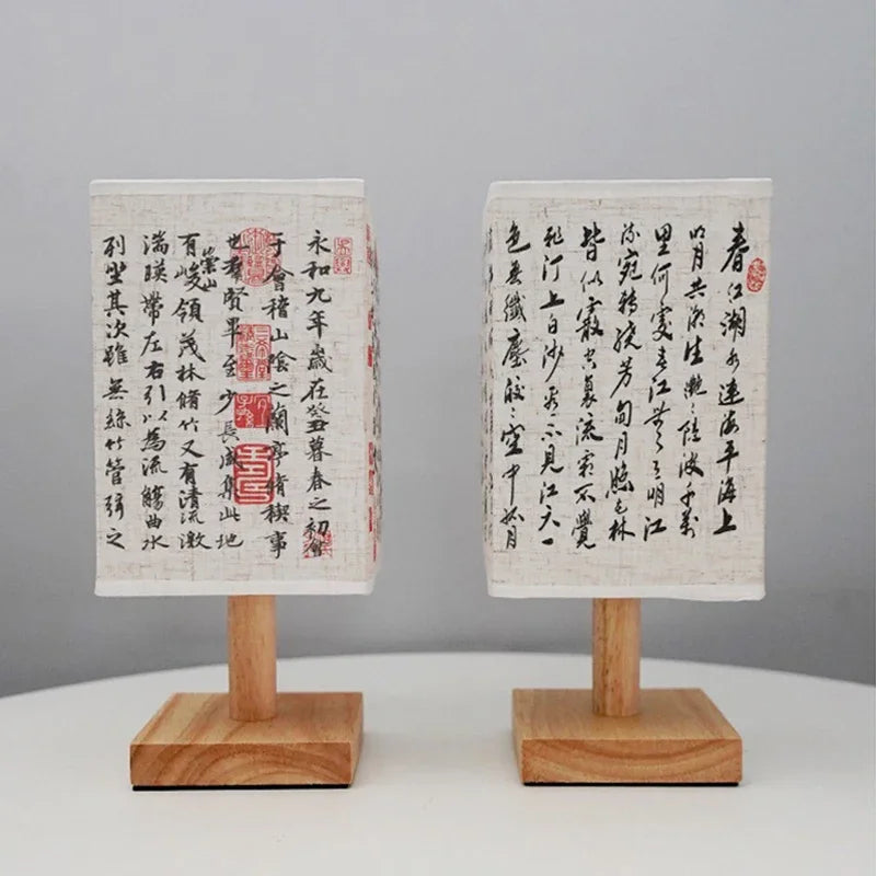 LED  Decoration Table Lamps Simple Chinese Style