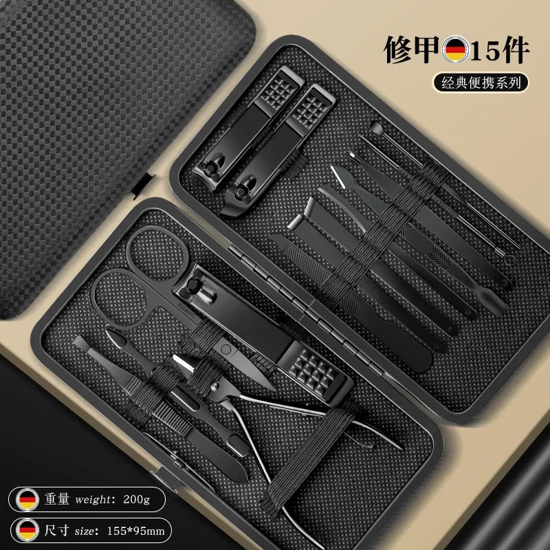 Manicure Nail Clippers Pedicure Set - Stainless