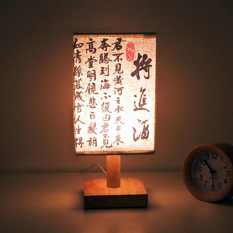 LED  Decoration Table Lamps Simple Chinese Style