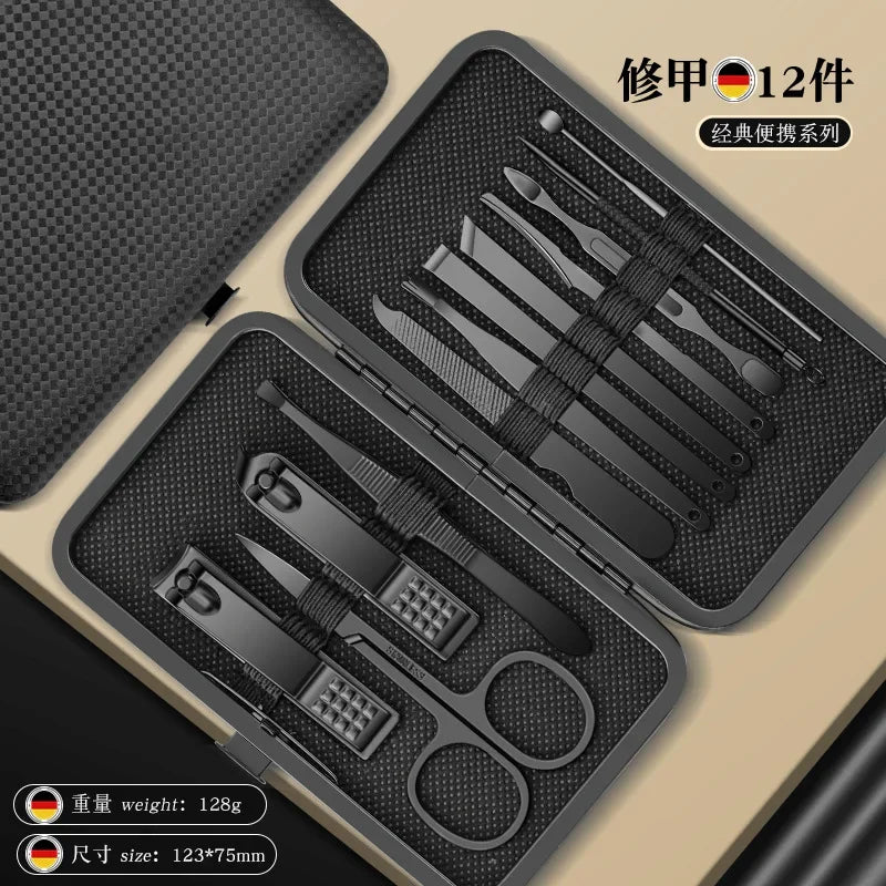 Manicure Nail Clippers Pedicure Set - Stainless