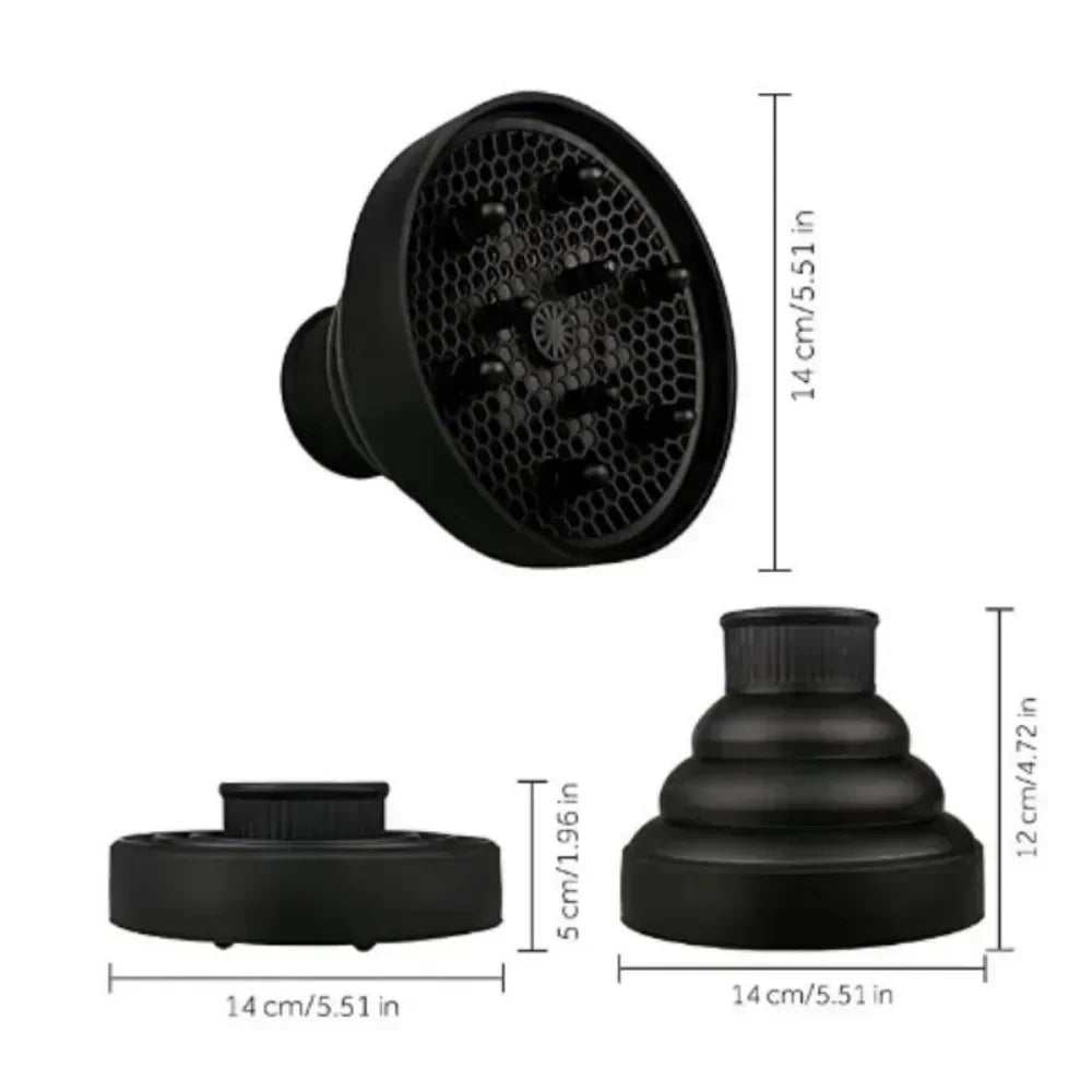 Universal Silicone Hair Diffuser Cover Disk for Hairdryer Curly Hair Styling Tools Drying Blower Curling Accessories