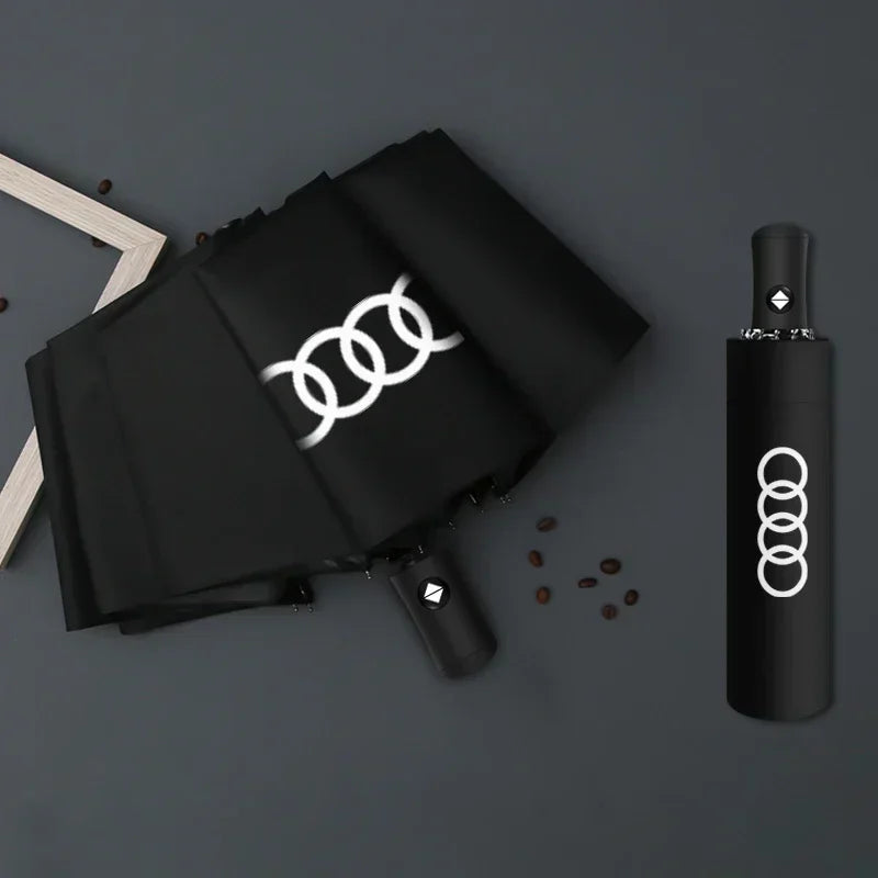 Car Umbrella For Audi RS Sport A1 Q2 Q5 Q8 Q7 4L 4M Q3 8U F3 TT 8J 8S TTS 8N A3 8P 8V B6 A4 B8 B9 A6 C7 C6 4F Auto Accessories