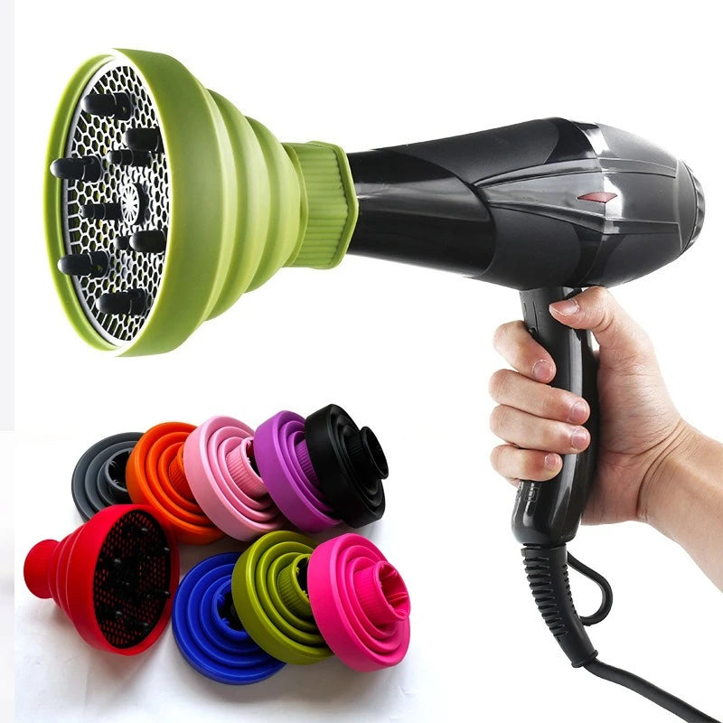 Universal Silicone Hair Diffuser Cover Disk for Hairdryer Curly Hair Styling Tools Drying Blower Curling Accessories