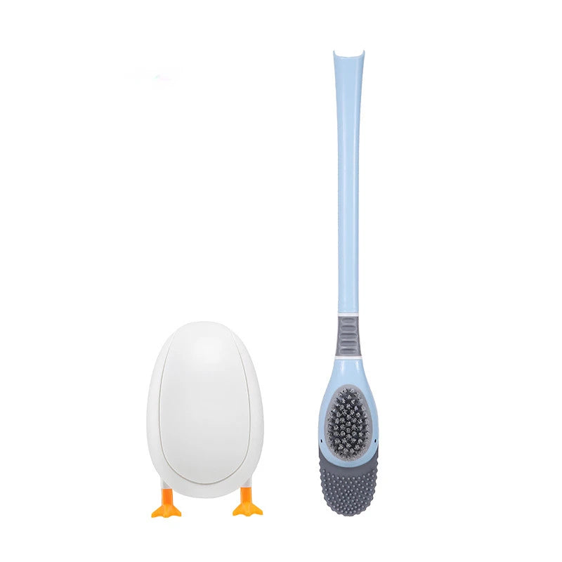 Toilet brush Silicone brush No punching Toilet cleaning