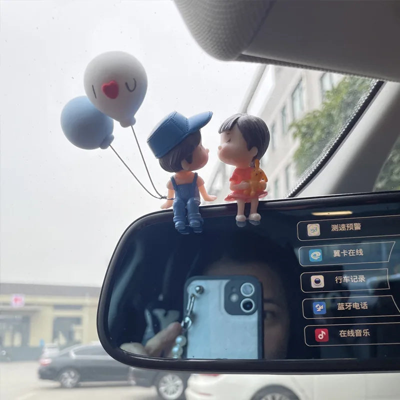 Cute Cartoon Couples Car  Dashboard Accessories Gifts