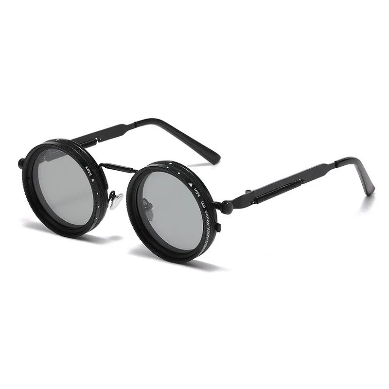 ND Sunglasses Dimmable Glasses Outdoor Personalized Retro Punk Men And Women With The Same High-definition Polarized Sunglasses