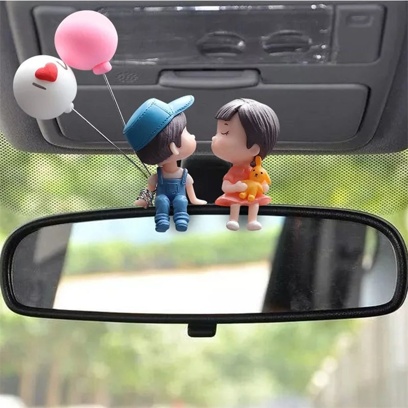 Cute Cartoon Couples Car  Dashboard Accessories Gifts