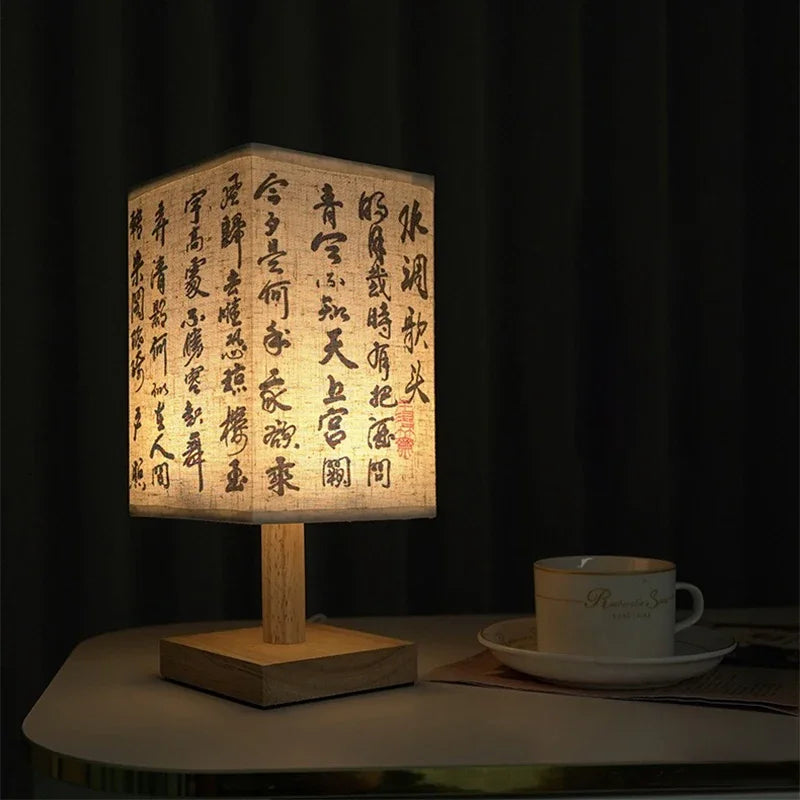 LED  Decoration Table Lamps Simple Chinese Style