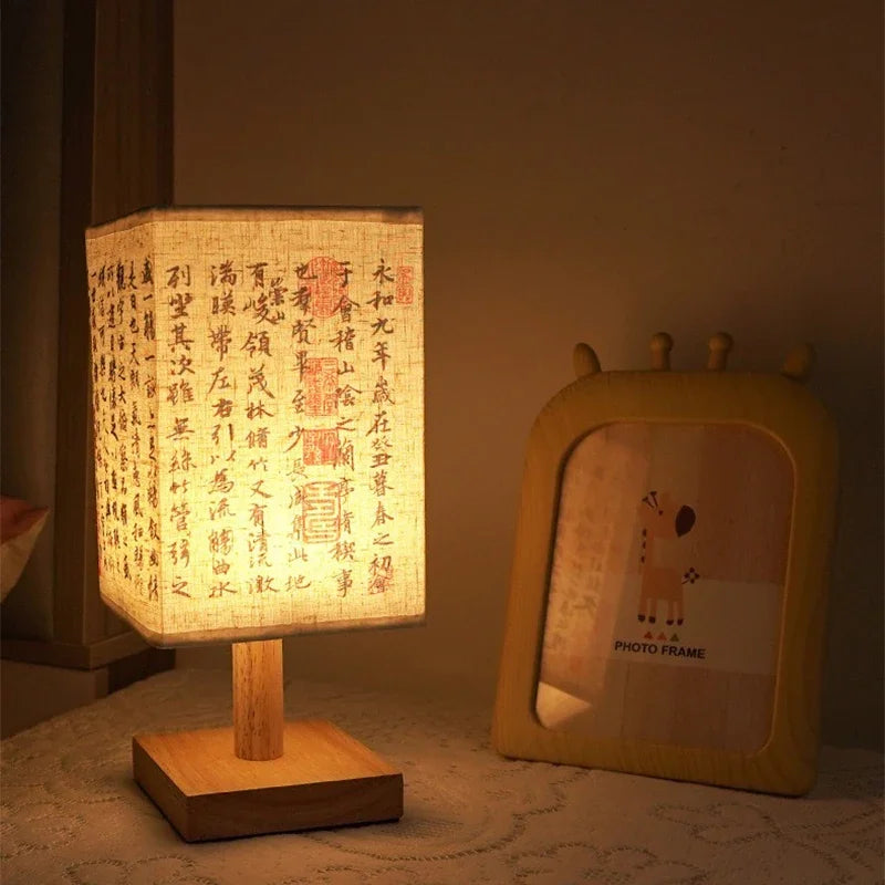 LED  Decoration Table Lamps Simple Chinese Style