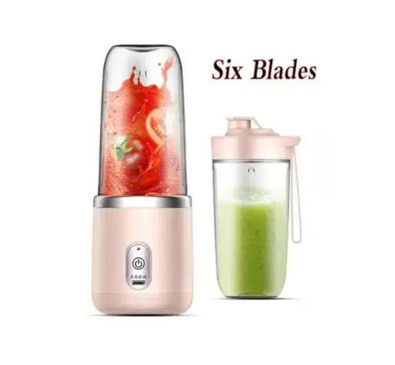 Portable Blender 380ml – USB Rechargeable Mini Mixer for Smoothies & Shakes | Ditalya