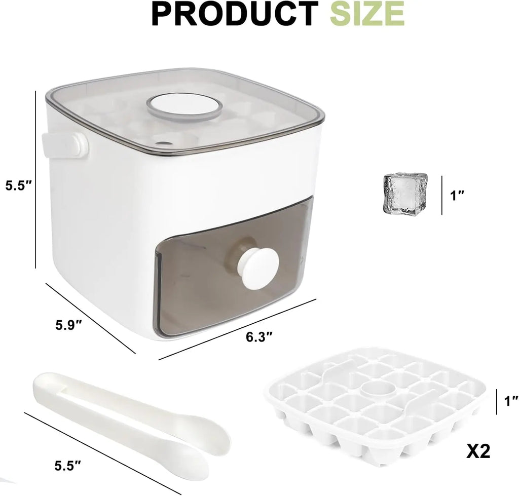 48 Grid lce making mold Reusable Refrigerator Ice Maker One-touch Easy