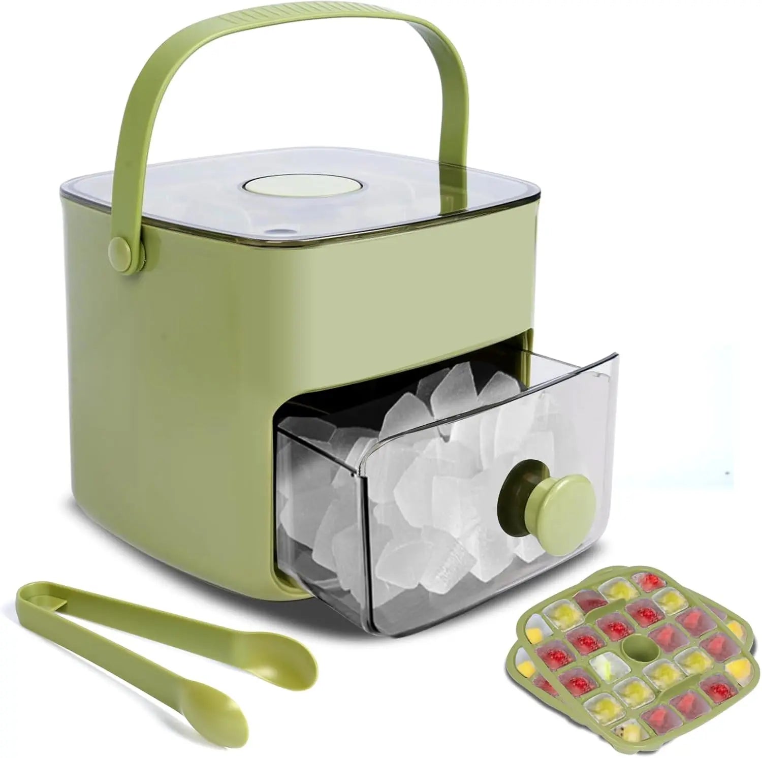 48 Grid lce making mold Reusable Refrigerator Ice Maker One-touch Easy