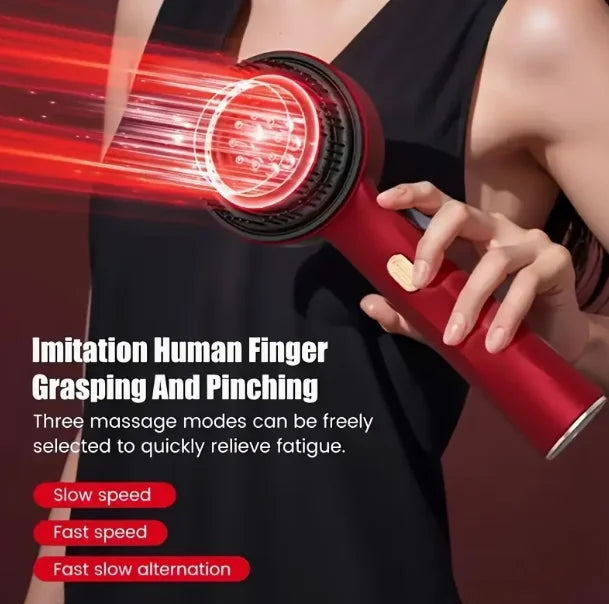 Scalp massage comb red hair growth instrument Head hair care comb essence is introduced into the comb massage instrument